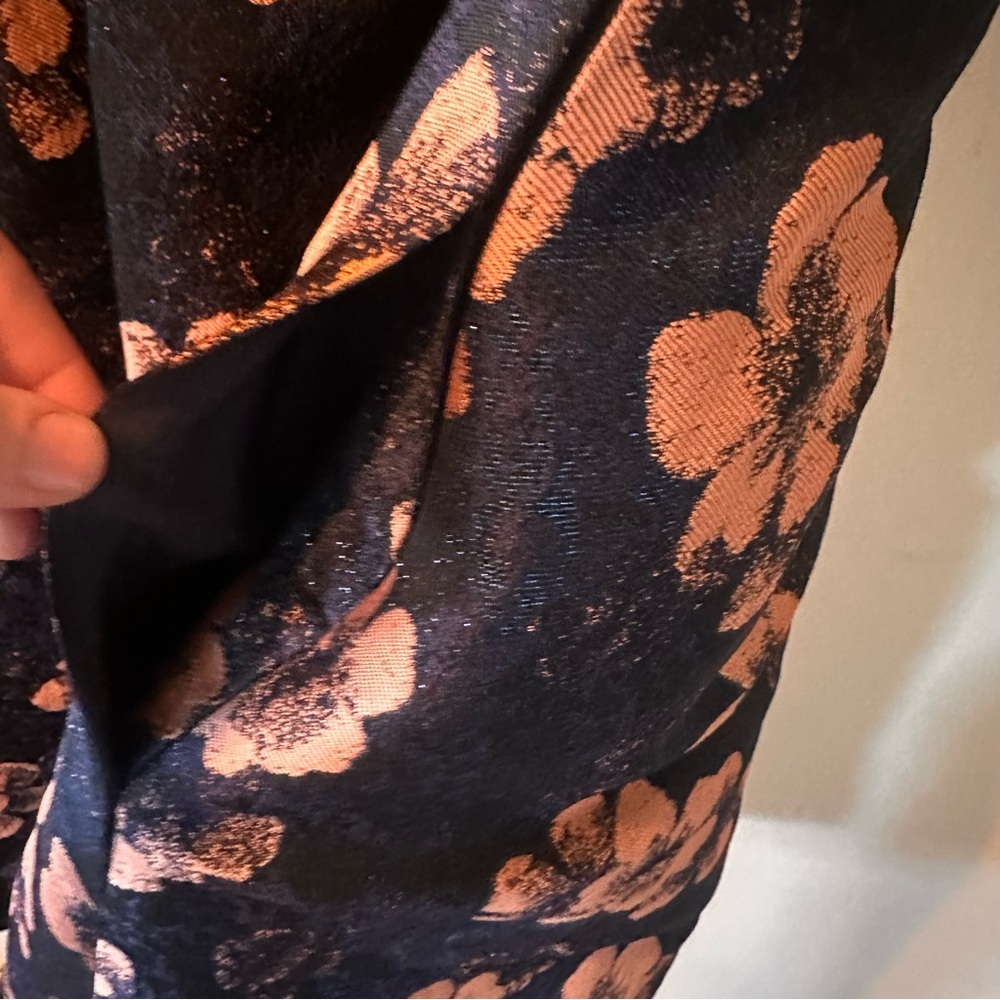 Betsey Johnson Fit and Flare Floral Jaquard Dress - Picture 10 of 12
